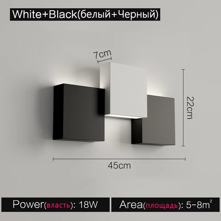 KlarWirk™ Geometrische LED Wandleuchte