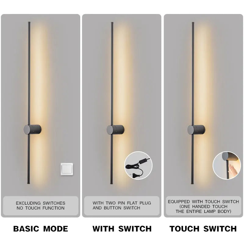 NordLicht™ LED Wandleuchte Schwenkarm Dimmer