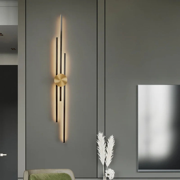 NordLumen™ LED Wandleuchte Aluminium Linear