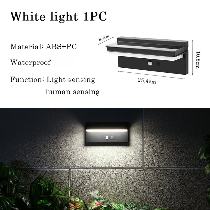 SunVerve™ Solar Sensor Wandleuchte IPX5