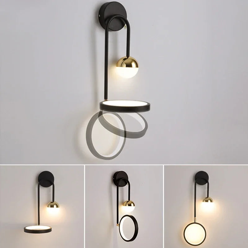 KlarWirk™ Ring-Design LED Wandleuchte