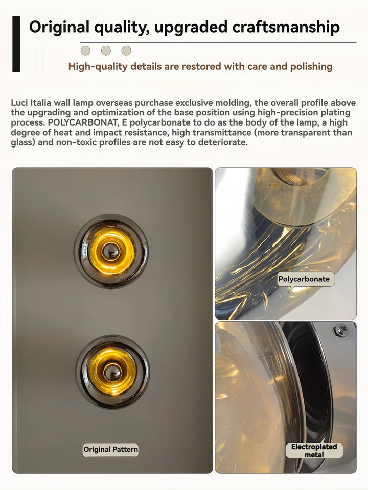 ChromeHalo™ Donut Wandleuchte E27
