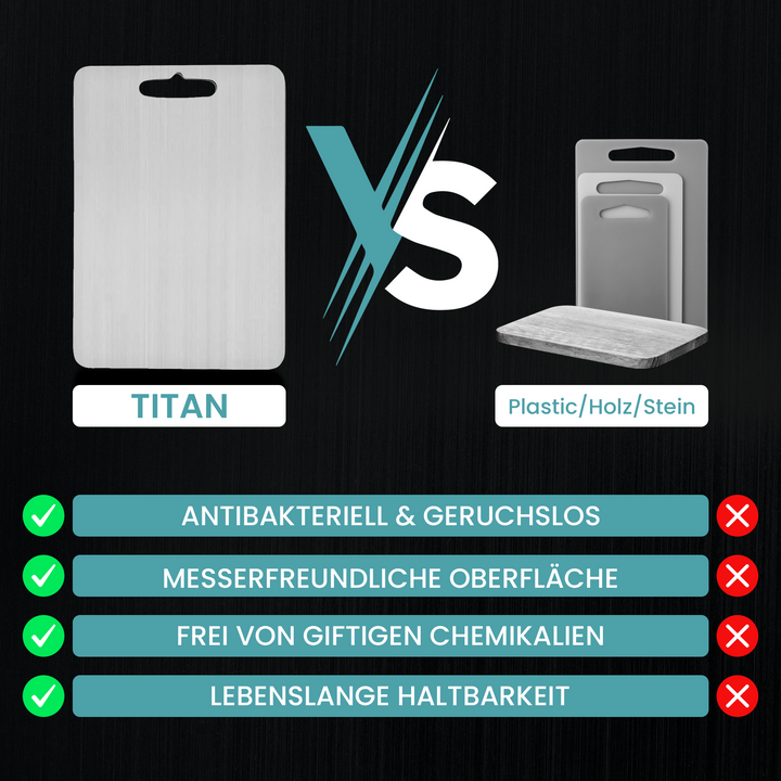 TitanCraft™ - 100%-Titan- Schneidebrett