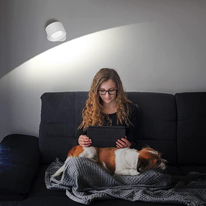 Eternity Glow: Kabellose LED-Wandleuchte für Heimwerkerbeleuchtung