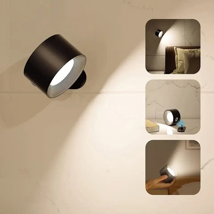 Eternity Glow: Kabellose LED-Wandleuchte für Heimwerkerbeleuchtung