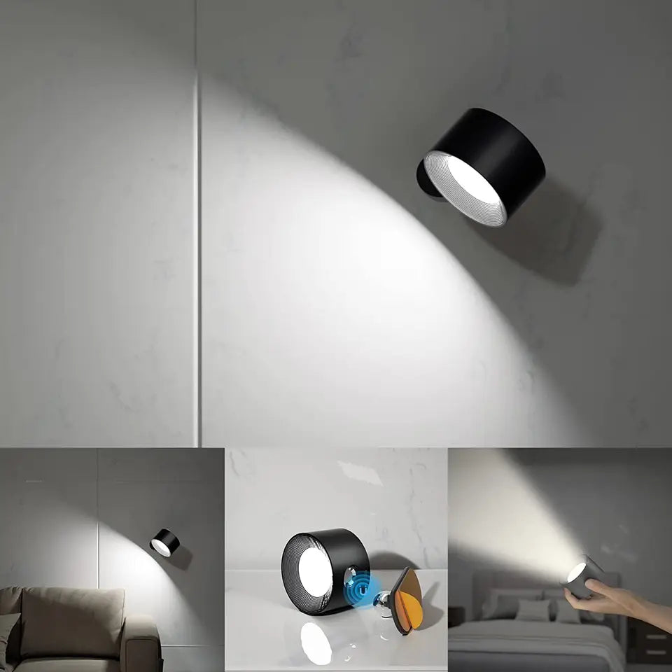 Eternity Glow: Kabellose LED-Wandleuchte für Heimwerkerbeleuchtung